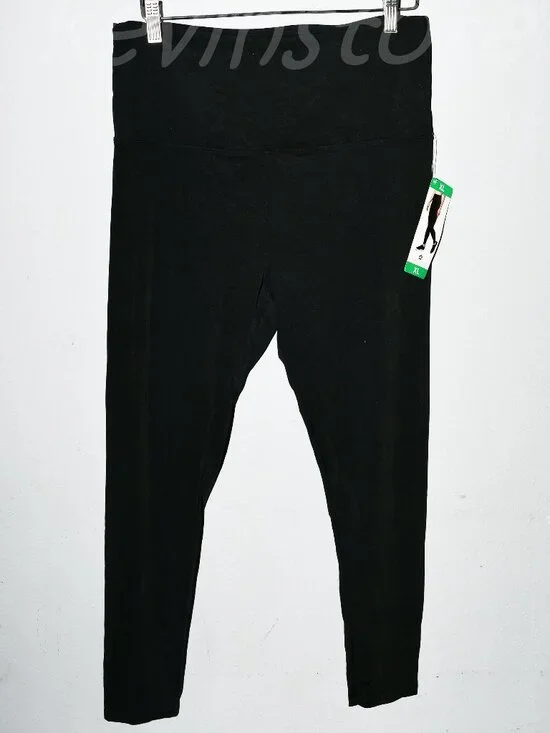 Tuff Ultra Soft‎ Higher Waist Yoga Pant, Black