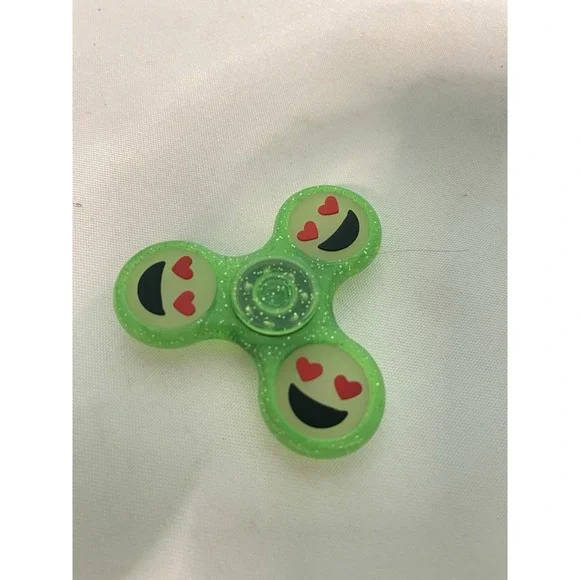 Emoji Smile Fidget Spinner‎ | Green
