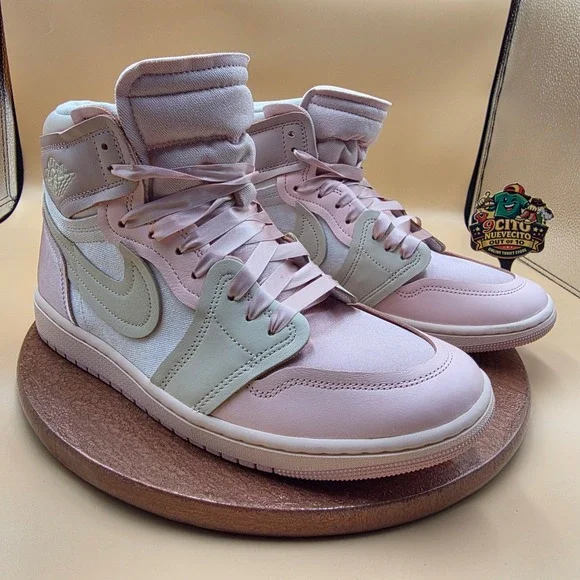 Nike Air Jordan 1 Zoom Air Comfort Pink Glaze High Top Sneakers CT0979-601