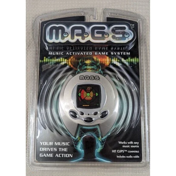 New Hasbro MAGS Music Activated Game System Pocket HandHeld 40059 Hit Clips NEW