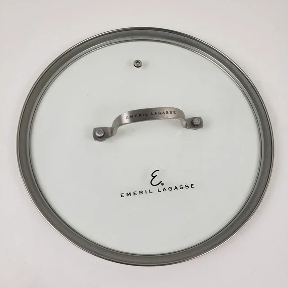 Emeril Lagasse 10.5 Inch Tempered Glass Replacement Lid Stainless Steel Handle