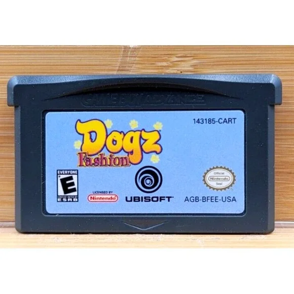 Dogz Fashion (Nintendo Game Boy Advance) GBA Authentic Tested ‎ CART ONLY