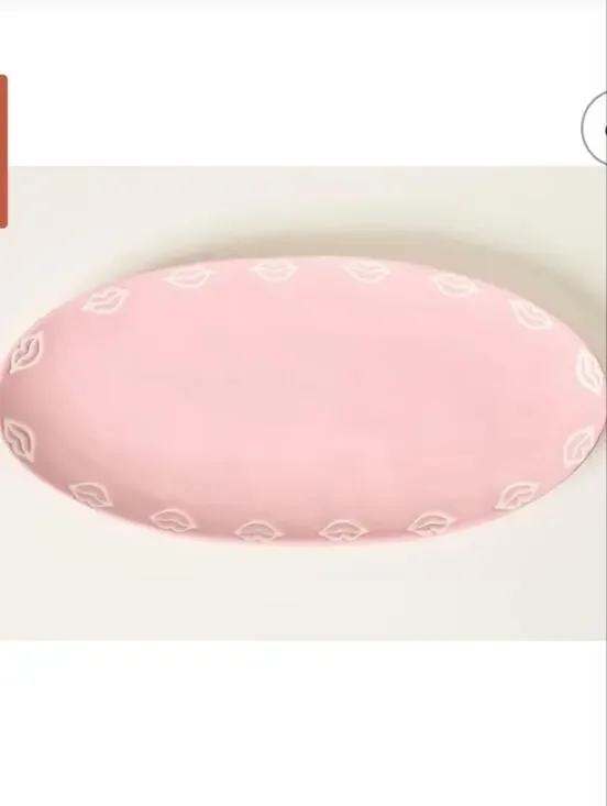 AnthropologieVida Icon Stoneware Platter: Valentine's Day Edition