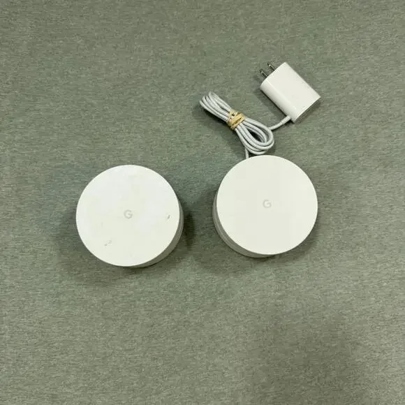 Google Wifi Mesh System‎ Router Replacement Model AC-1304 2 Pack No Cord