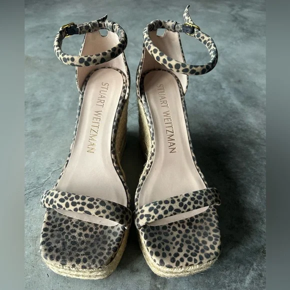 Stuart Weitzman Floria Wedge Sandals