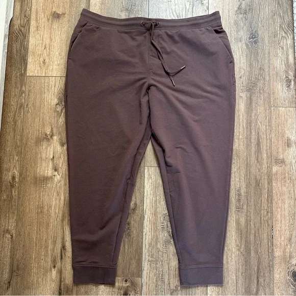 Women’s Active Jogger Pants, Brown,‎ Moisture Wicking, Plus Size, XXL