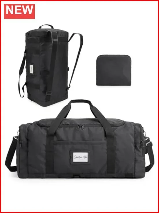 Convertible Foldable Travel Duffle Bag 60L Backpack Shoulder Tote