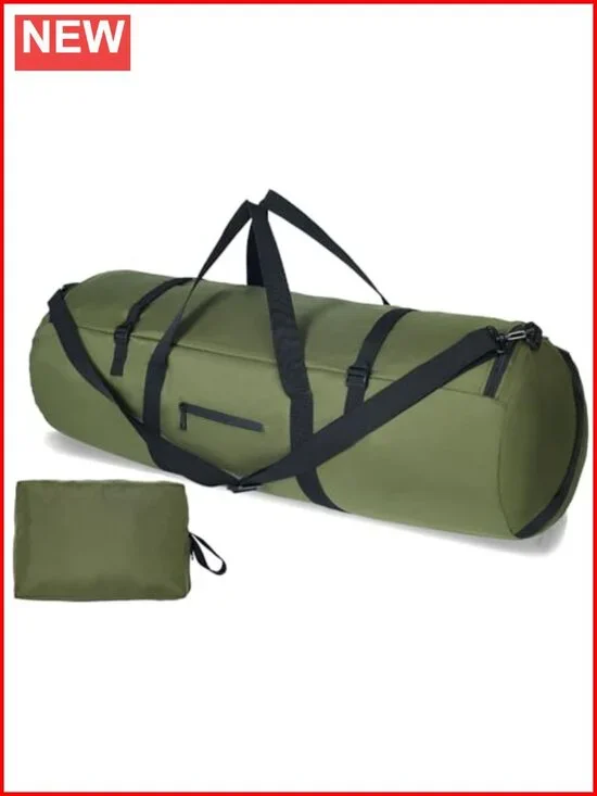 Extra Large Duffel Travel Bag 50L Heavy Duty Water Resistant Nylon