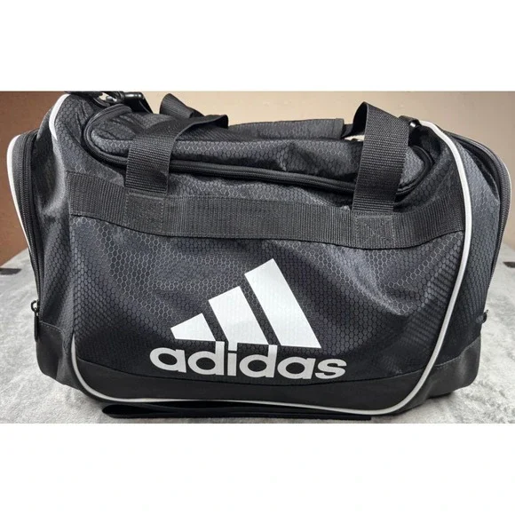 Adidas Defender  Duffel Bag Black White 104385-A