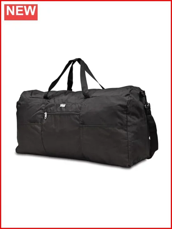 Foldaway Packable Duffel Bag - 600 Denier Nylon, 34L Medium