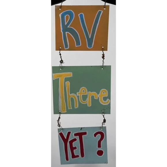 RV THERE YET Hanging Metal Sign‎  23