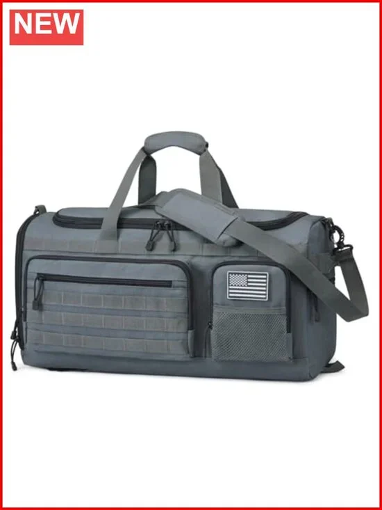 50L 3-in-1 Travel Duffle Bag with Shoe Compartment and Wet Pocket