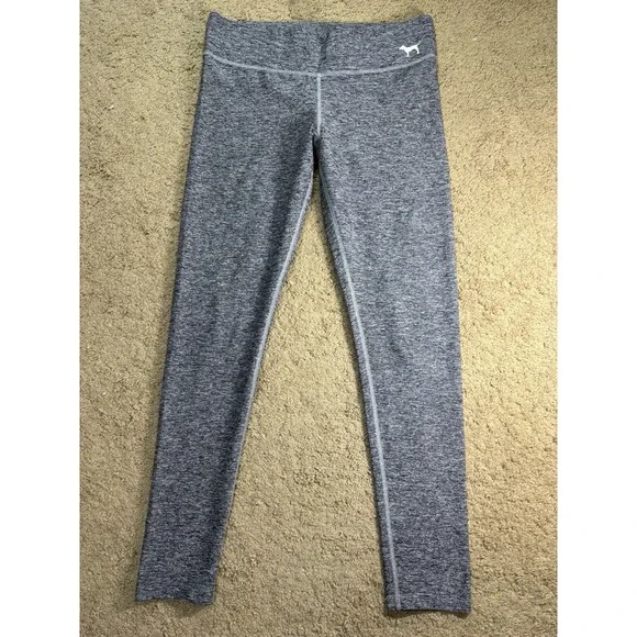 Victoria's Secret Pink Yoga Legging Pants Women‎ Medium Heather Gray Activewear