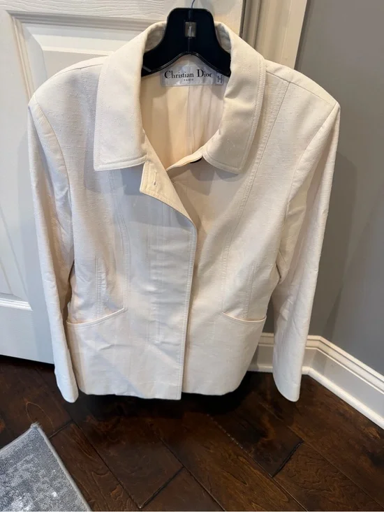 100% Authentic Dior Cotton Shantung Jacket