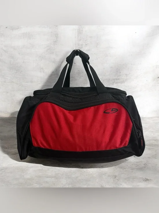 Champion Black & Red Duffel Bag