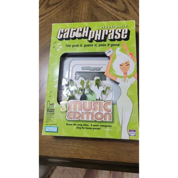 Parker Brothers Electronic Catch Phrase Music Edition Handheld Game 2008 56745