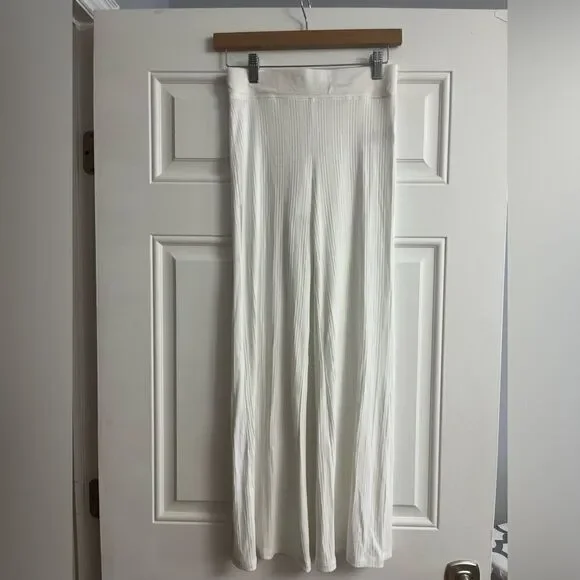 Jonathan Simkhai ribbed white pants New Size XS