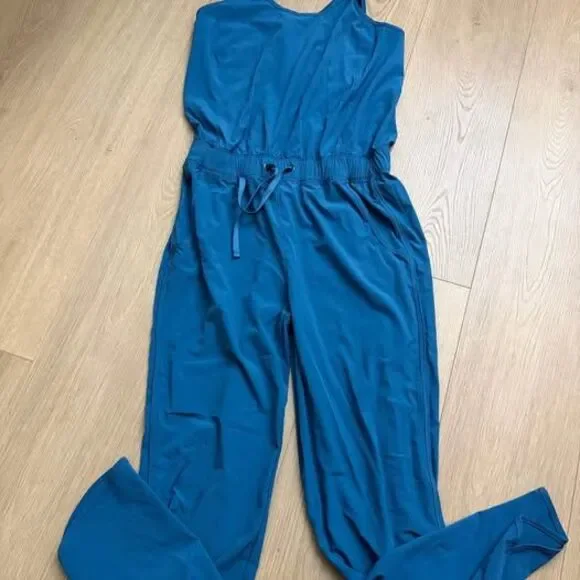 Patagonia Fleetwith Jumpsuit blue women’s size small