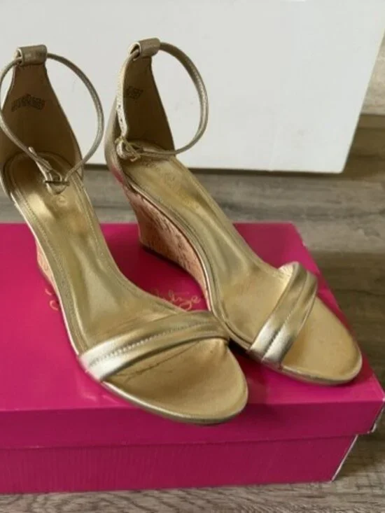 Lilly Pulitzer Cork Wedges