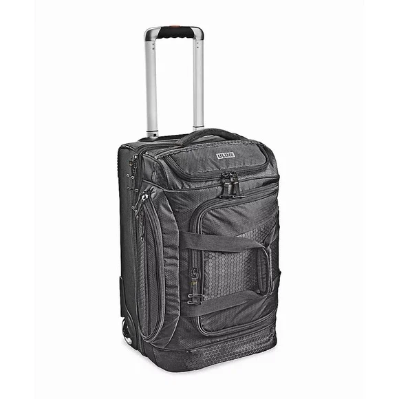 Uline Rolling Duffel Bag S-26099 Black New