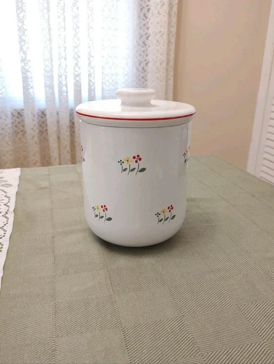 Vintage R.B. Bernarda Portugal Canister Jar 9