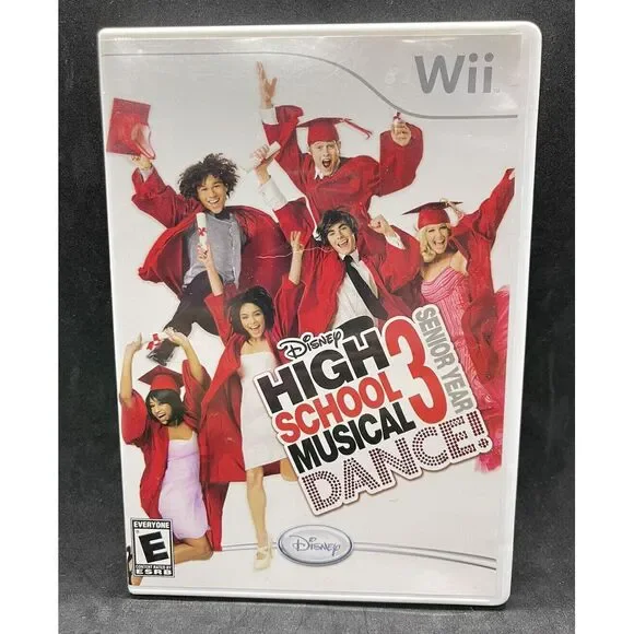 High School Musical 3: Senior‎ Year Dance (Nintendo Wii, 2008) Disc with Manual