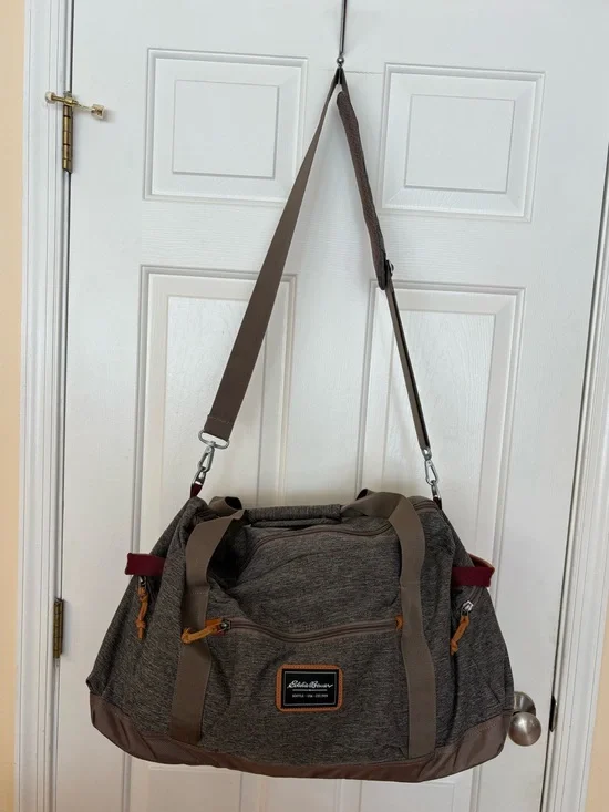 Eddie Bauer Bygone Grey Duffel Bag 45L Black 23