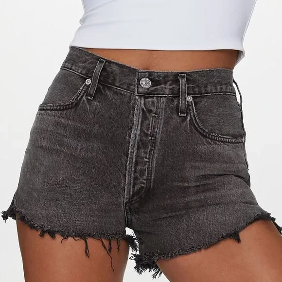 Citizens of Humanity Annabelle Short in washed black 26