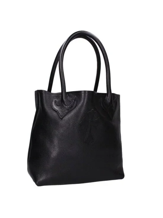 Chrome Hearts FS Tote Leather with Cross Patch