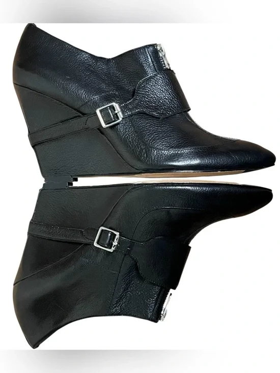 Elizabeth and James E Raffa Ankle Leather Booties 4
