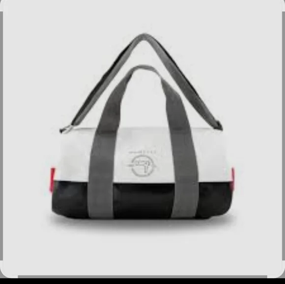 FHi Heat Stylish Black and White Men's Bag