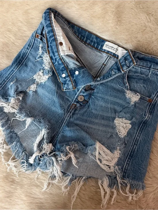 Abercrombie & Fitch Ultra High Rise Shorts