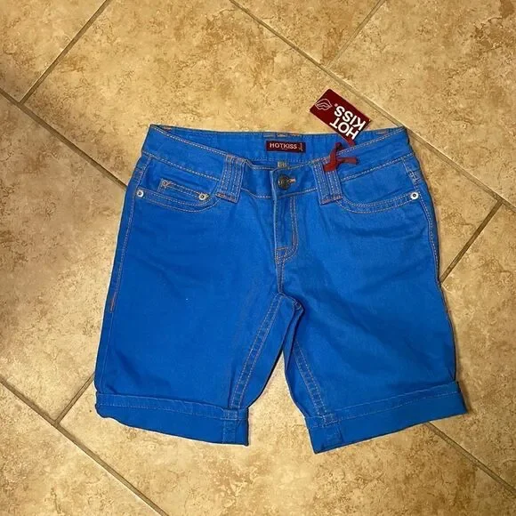 Junior denim shorts