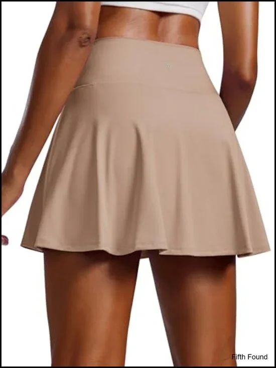 Pleated Tennis Skort with Pockets High Waisted Athletic Skirt for Golf Running