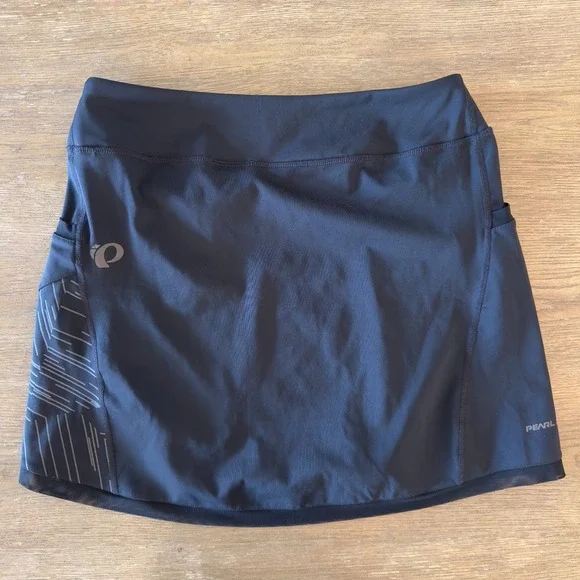 PEARL iZUMi Women's Sugar Cycling Skirt-No Lining-Black-Size‎ M