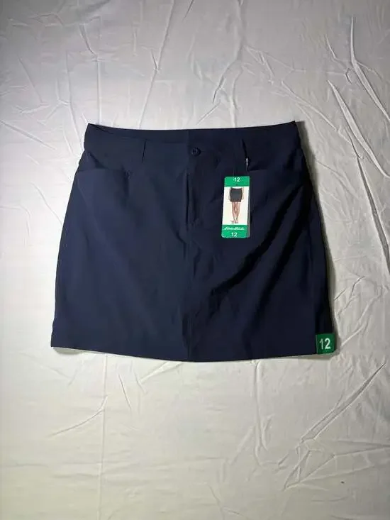 Eddie Bauer Eddie Bauer Skirt Womens Black 8 Outdoor Active Stretch Lined Built-