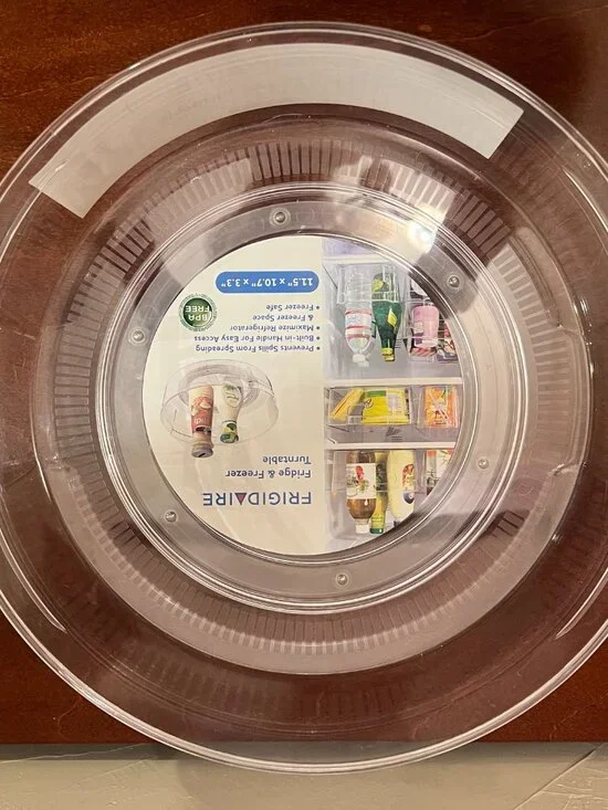 Frigidaire Fridge & Freezer Turntable Lazy Susan Organizer BPA Free 11.5