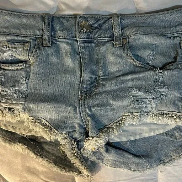 American Eagle Jean Shorts Size 4 Shortie