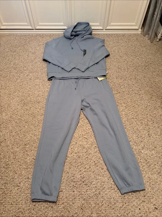 all in motion Women's Dusty Blue Jogger Set - Hoodie & Track Pants