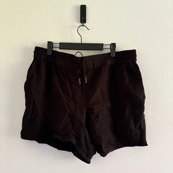 Kersh •‎ Black Drawstring Shorts