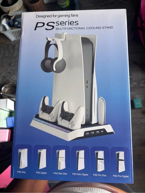 Multifunctional PS5 Series Cooling Stand - White