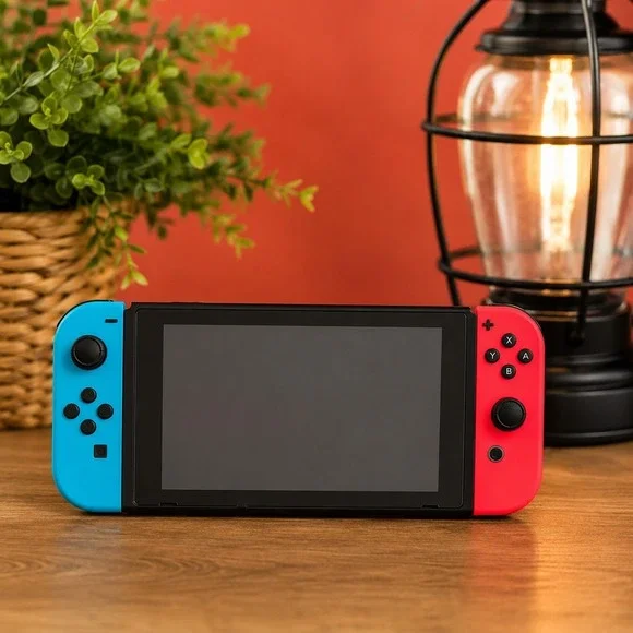 Nintendo Switch Gaming Console Bundle Charging Cord Tested Works