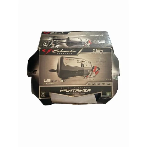 SCHUMACHER AUTOMATC 1.5 AMP BATTERY‎ CHARGER MAINTAINER 6 & 12 VOLT # # XM1-5