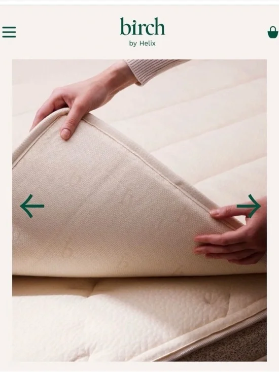 Birch Living Mattress Topper - BRAND NEW