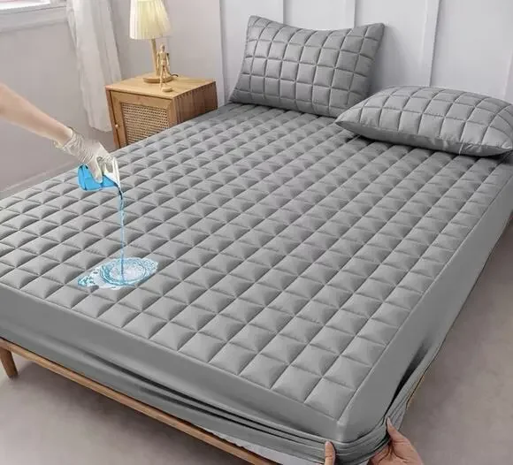 King Size Waterproof Mattress, Pad, Gray Brand New, In Package