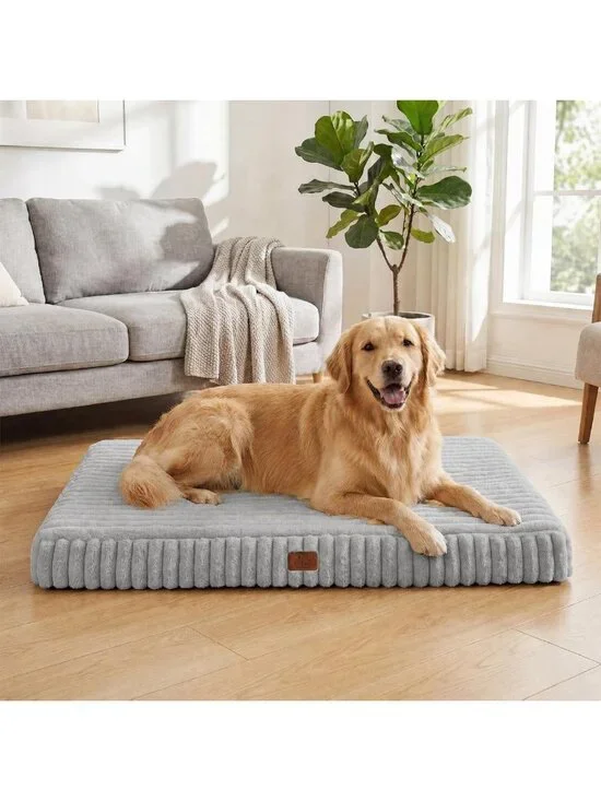 Cozy Waterproof Orthopedic Dog Bed for Large Dogs, Non-Slip, Washable Cover