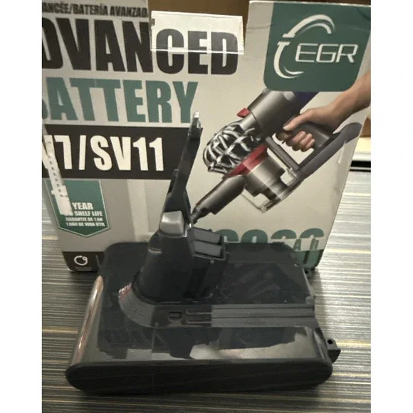 EGR Advanced Battery V7/SV11‎ Replacement 6000mAh for Dyson V7