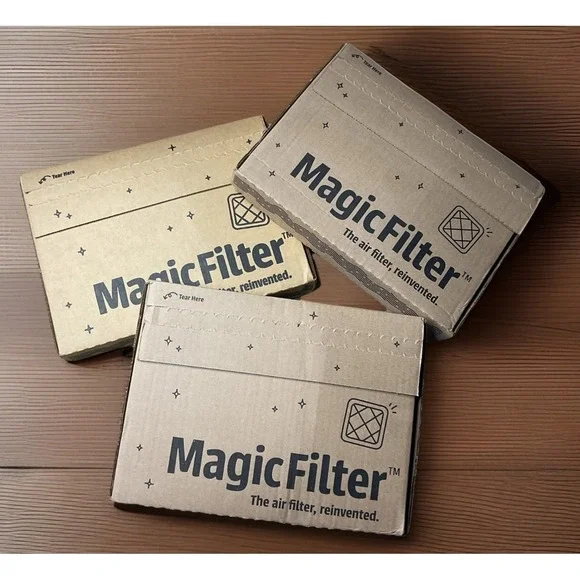 magic Filter Air Ac 18X24X1 Snap Fold MERV 8 HVAC Filter NEW Lot Of 3