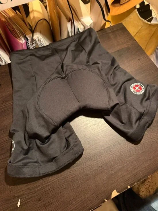 Black Schwinn Biker Shorts w/ Butt Pads