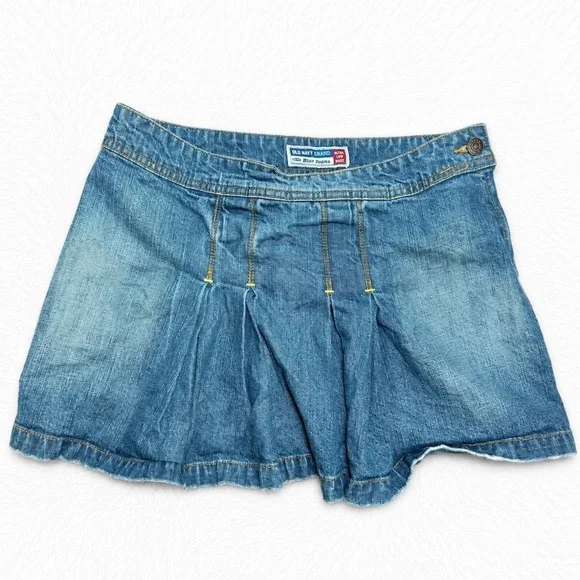 Y2K Old Navy ultra low waist denim skirt